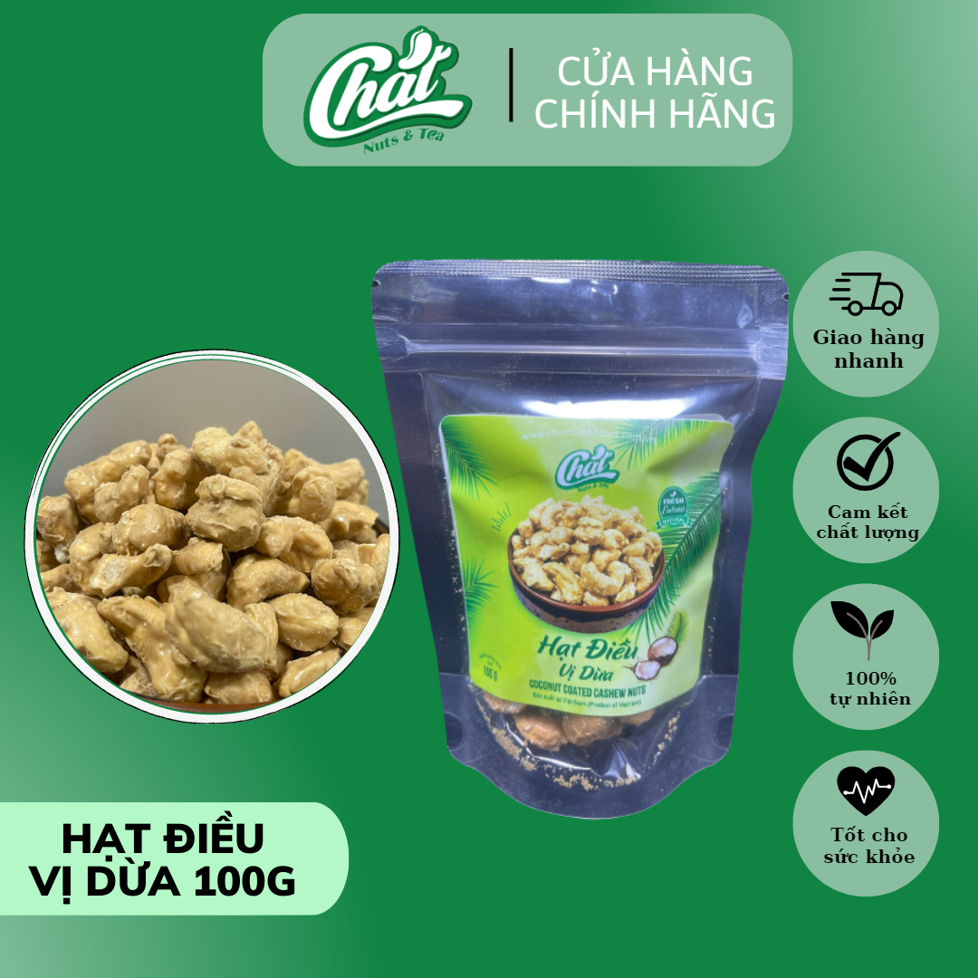 Hạt điều vị dừa 100g